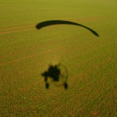 Paragliding-paramotor passenger pre-training session