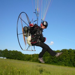Session practical assessment for the Paramotor license