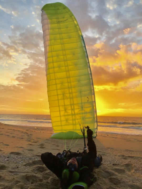 Repos du parapentiste