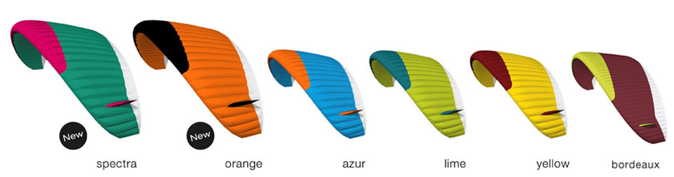 Couleurs standard des parapente advance Alpha 6